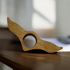 Buchseitenhalter Eichenholz