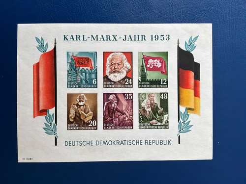Ddr 1953 marx - marx, block