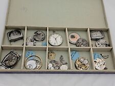 M24-29-1 Vintage Uhren Ersatzteile Uhrwerke Konvolut #2