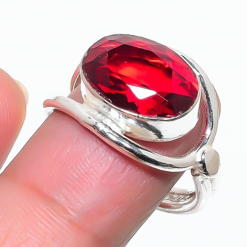 Roter granat edelstein 925 - roter,