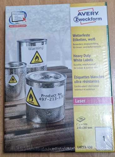 Wetterfeste etiketten neu von - etiketten,,