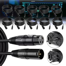 10x DMX Kabel 1~2 m 3-Pin XLR