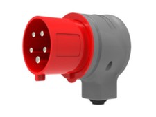 Cee winkel stecker - winkel-stecker, mit