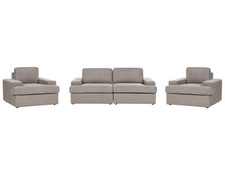 Sofa Set 3-teilig Stoffbezug