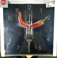 Wanduhr Time Art Glas