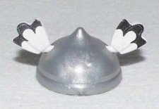 13904, Helm (3-teilig), Majestix (Asterix), 2 Flügel, Gallier, Germane, silber