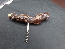 Korkenzieher Rebholz Wurzelholz alt vintage Wein Öffner