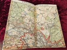 Alte Meinhold Karte Dresden