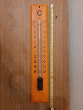 Thermometer Emaille orange