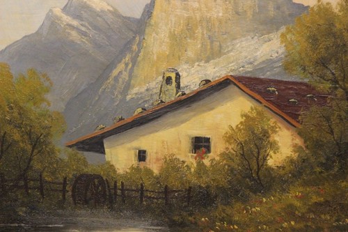 öl gemälde landschaft - ,