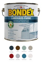 Bondex Landhausfarbe Wetterschutzfarbe BEULE Farb- & Größenwahl