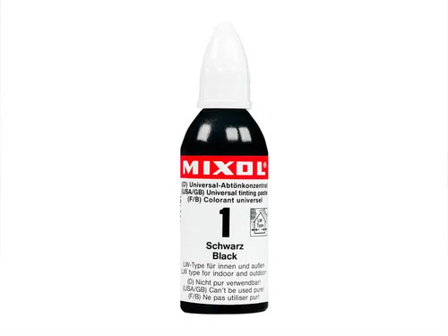 Mixol black stainer 20ml - black,