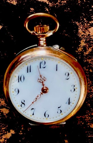 Silber gold damentaschenuhr - silber,