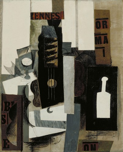 Pablo picasso glas gitarre und - gitarre,