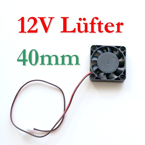 12v lüfter fan 40mm - 12v, 40
