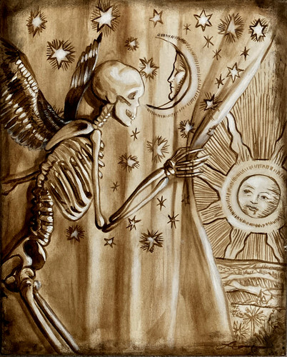 Acryl signiert gemälde - signiert,