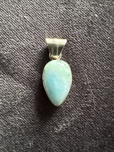 Larimar anhänger tropfen - larimar,