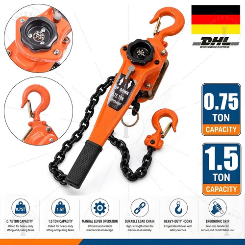 Ratschenzug kettenzug 75t - 0.75t, /