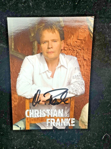 Autogrammkarte christian - -, "