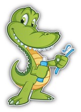 Autoaufkleber Krokodil