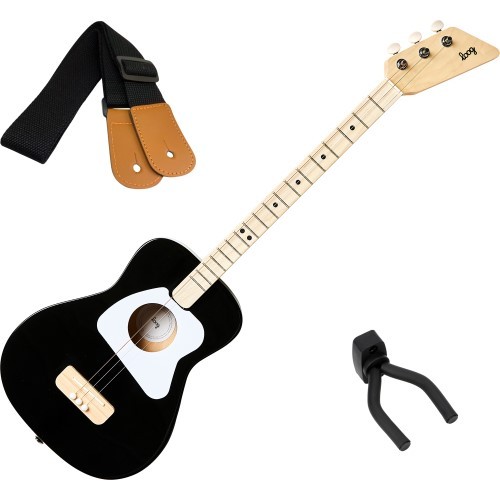 Loog pro acoustic guitar - guitar, black