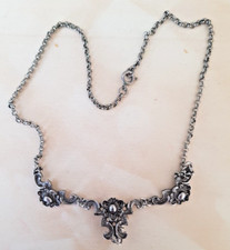 Alter Trachtenschmuck - Collier Kette / kein Silber / Länge: ca. 40 cm