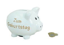 Sparschwein zum Geburtstag