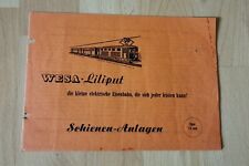 WESA Liliput Scheinen Anlage  Spur 13mm - Original Sammlerstück