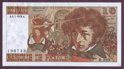 Frankreich francs 1976 - frankreich, 10