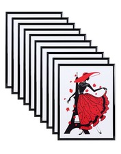 Set Bilderrahmen 21x29,7 DIN A4 Fotorahmen aus Kunststoff Bilder Collage Foto Wa