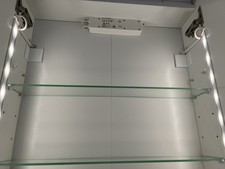 3 Tlg. Badmöbel Set mit LED