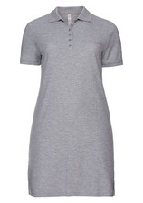 sheego Basic Polokleid Damenkleid Damen Freizeit Kleid Fashion Grau 114900