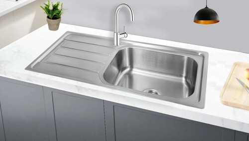 100x50 spülbecken edelstahl - spülbecken,