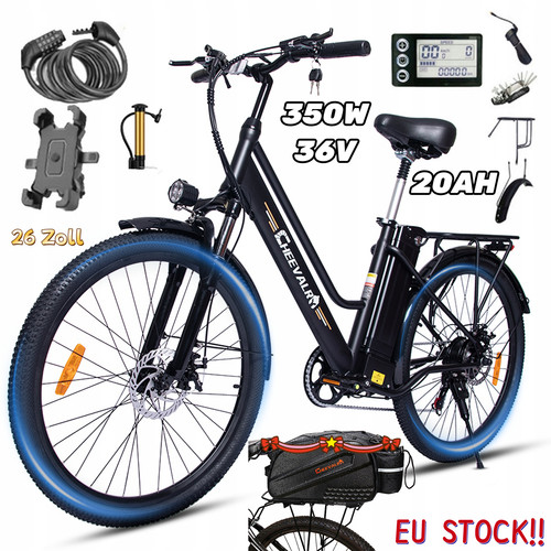 350w city bike zoll - city, 26