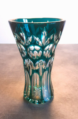 Vintage kristall vase - kristall,
