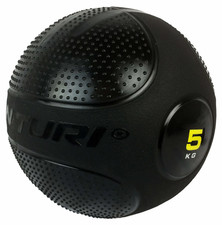 Slam Ball Medizinball 5kg Schwarz Fitness Krafttraining 29cm Crossfit - Tunturi