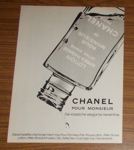 Seltene werbung vintage - werbung, chanel