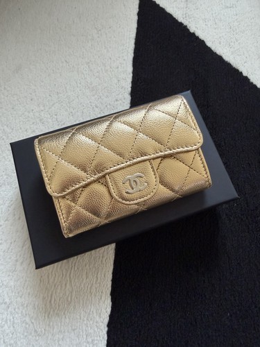 Chanel gold wallet new - wallet,