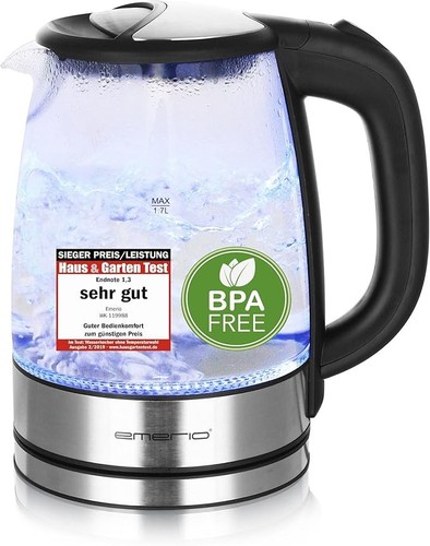 Emerio glas wasserkocher mit - emerio,