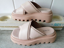 VIC MATIÉ  Pantolette  Gr. 38 - Plateau Sandale Altrosa / Puderfarben