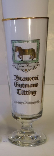 Weizenbierglas gutmann - weizenbierglas,