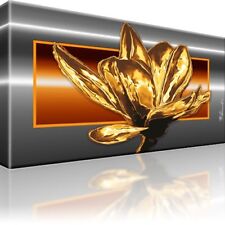 Magnolie Gold Bild Bilder Leinwand Keilrahmen Wandbild Kunstdruck
