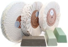 6-tlg. Alu-Polierset, 200mm