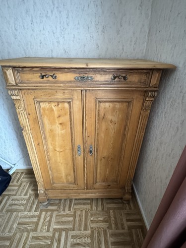 Antiker weichholzschrank - antiker, /