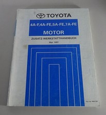 Werkstatthandbuch Toyota Corolla Motor 4A-F / Fe, 5A-FE, 7A-FE Stand 05/1997