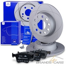 ATE POWERDISC BREMSSCHEIBEN +BELÄGE HINTEN FÜR AUDI A3 SEAT LEON SKODA VW GOLF 7
