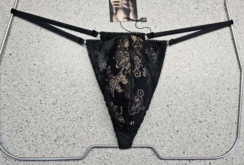 String schwarze spitzen - schwarze, femboy