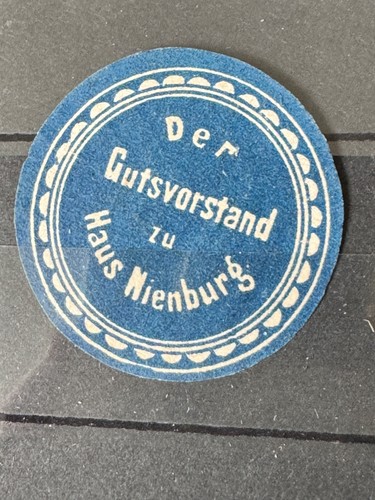 Reklamemarke siegelmarke der - siegelmarke,