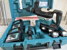 Makita DHR400ZKU Akku-Kombihammer-Bohrhammer 4xAkku 18V 5AH mit Koffer/ Bohrer