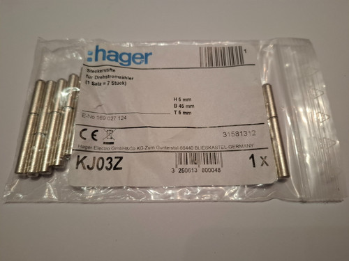 Hager kj03z steckerstifte f - steckerstifte,